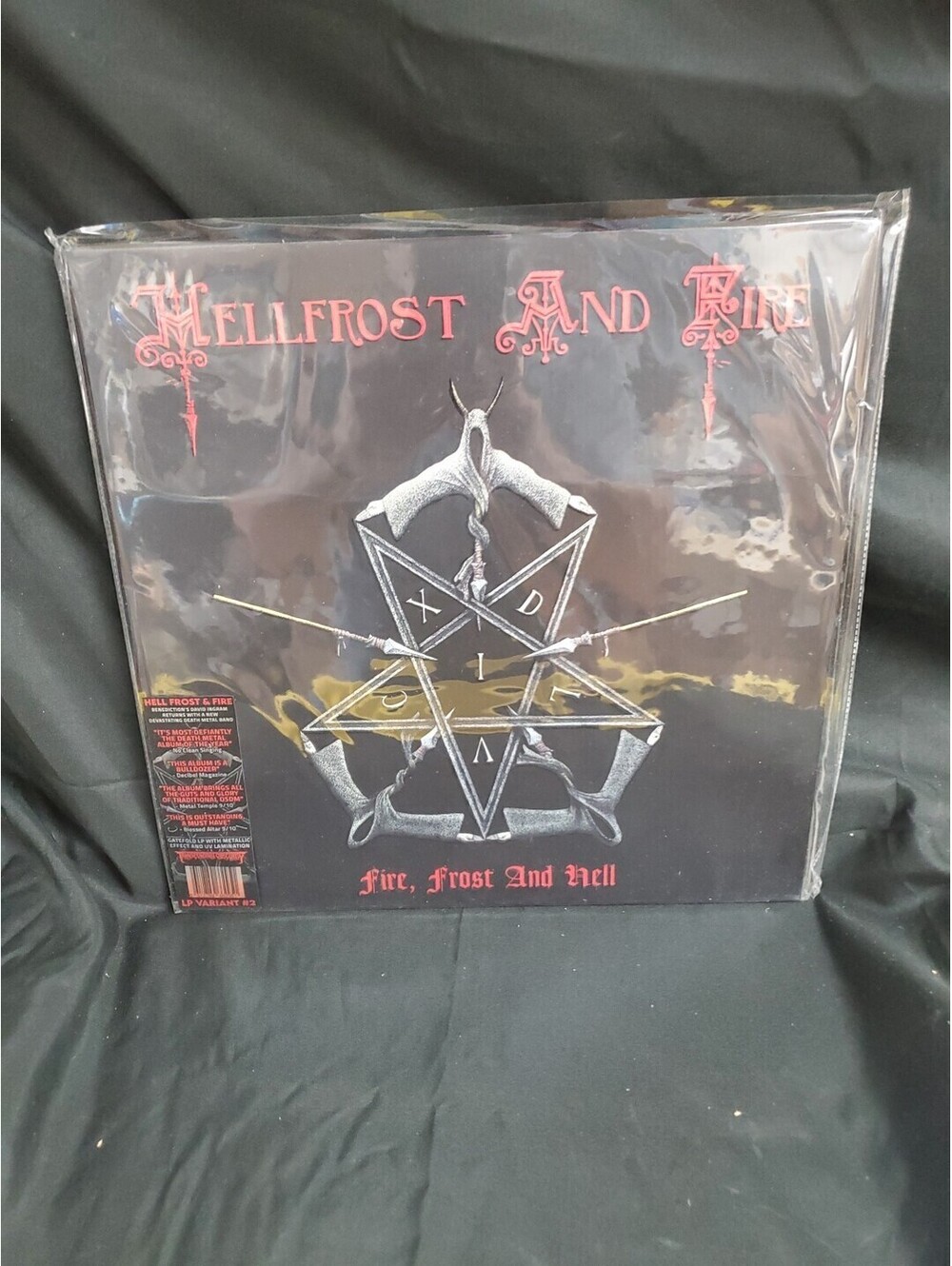 HELLFROST AND FIRE - Fire, Frost And Hell LP  Variant #2 Colored Vinyl 34/100